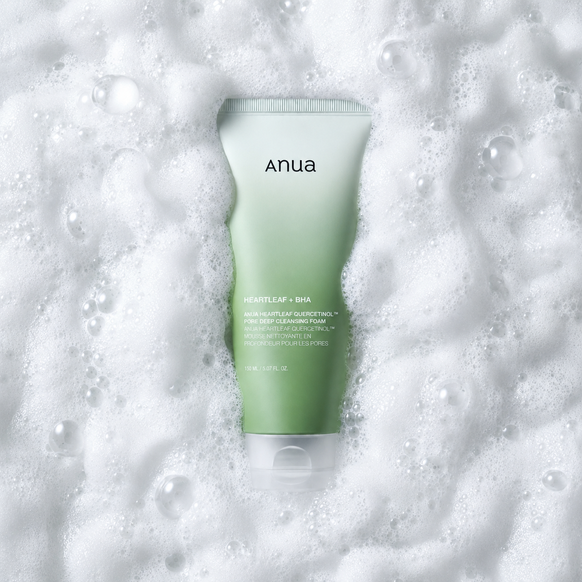 ANUA Heartleaf Quercetinol Pore Deep Cleansing Foam poore puhastav näopuhastusvaht 150ml